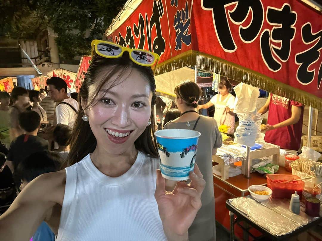 karenさんのインスタグラム写真 - (karenInstagram)「サングラスがコーデのポイント😎😎❤️  #サングラス #お祭り」10月6日 22時02分 - karennakamura.r