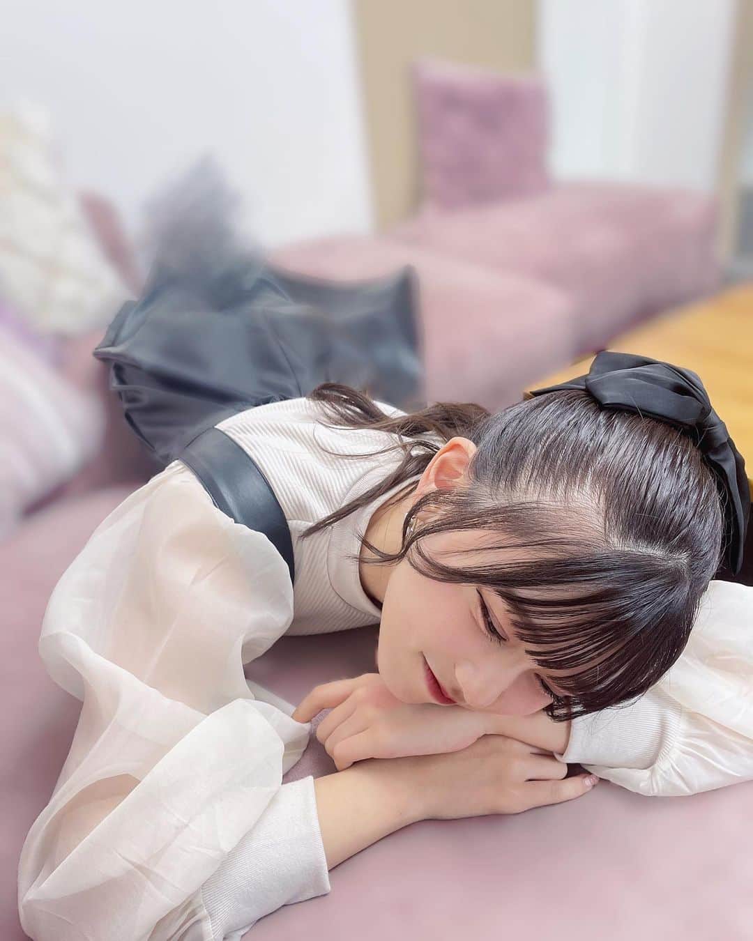 大場結女さんのインスタグラム写真 - (大場結女Instagram)「一旦疲れたからごろごろするっっ ̫ -ˆ⸝⸝ᶻᶻᶻ」10月6日 22時09分 - yume.o__06