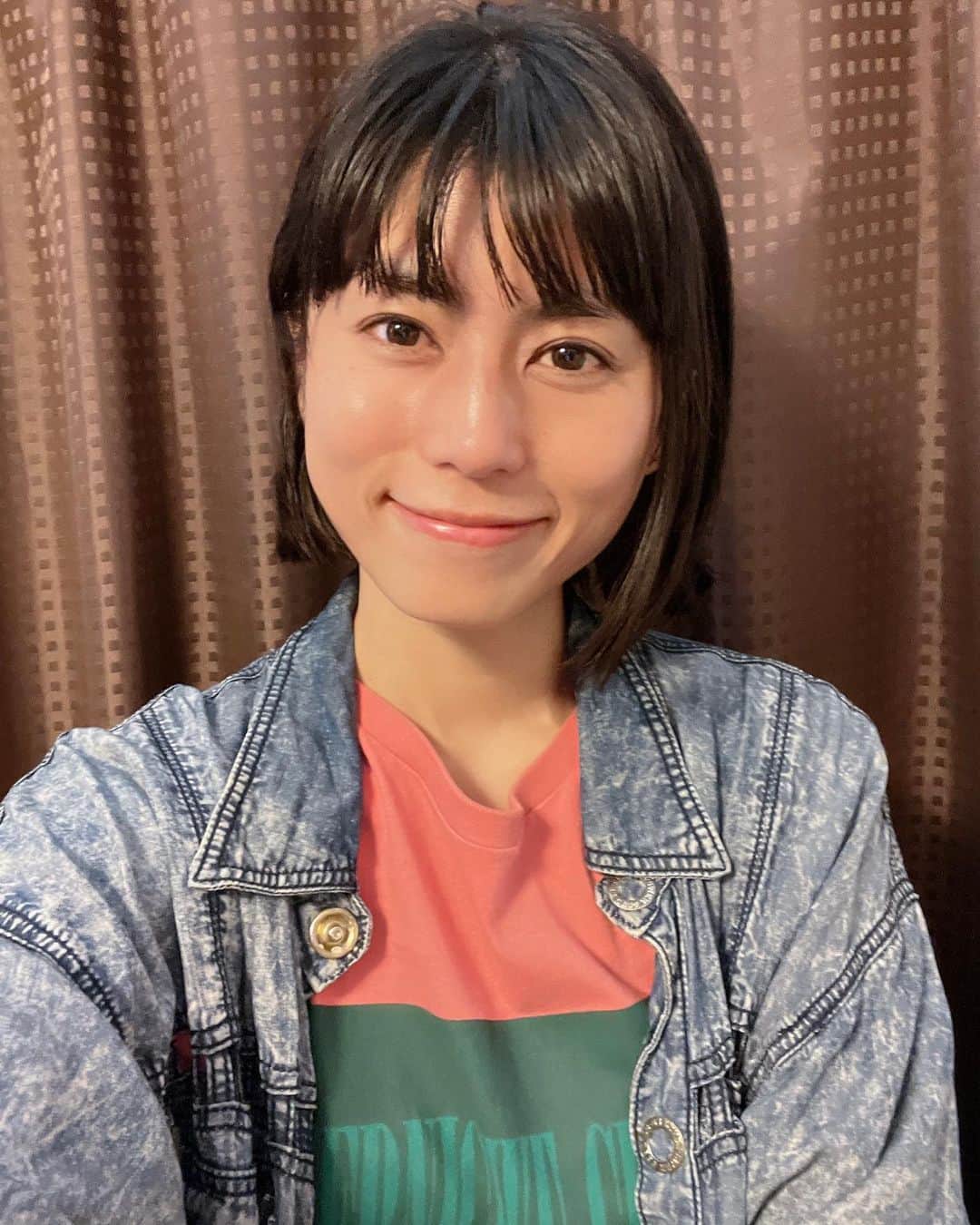 のインスタグラム：「明日はバーべーキュー撮影会ですよ～♪ 参加してくださる皆様、存分に楽しみましょうね☺︎ 　 私のおニューヘアを是非生で見てやってください（笑） そういえば昨日正面がなかったから今日は正面ショット！ 　 コメントで皆さん褒めてくれたから嬉しかったです❤︎ 良かった～！」