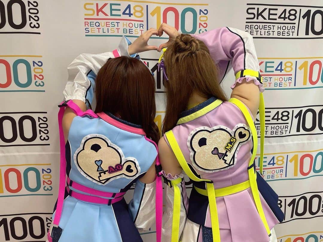 のインスタグラム：「・ リクアワの思い出🗝🩵  #ske48 #idol #live #ske48リクエストアワー  #あの頃のロッカー #仲間よ」