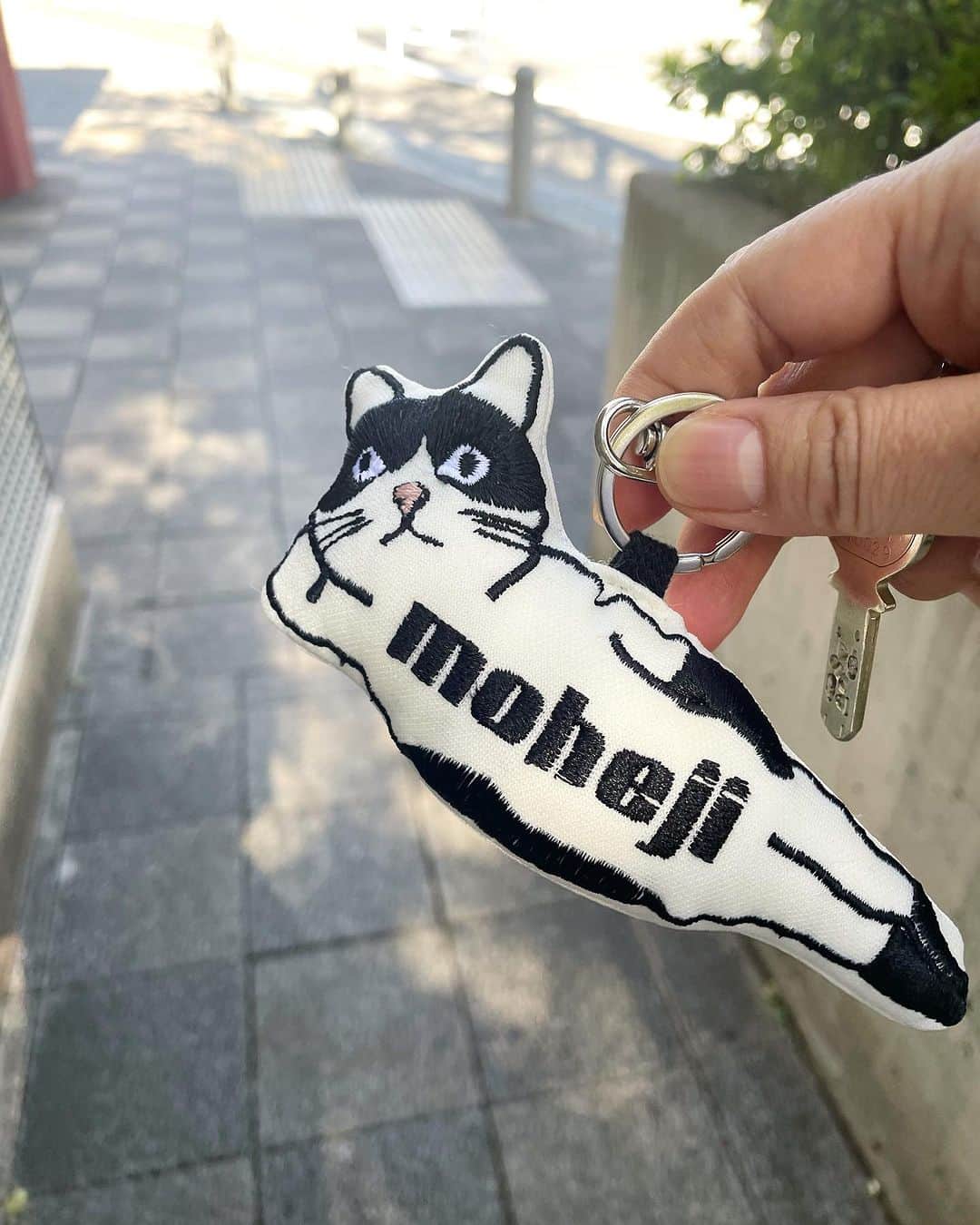 山本浩未さんのインスタグラム写真 - (山本浩未Instagram)「にゃんズ記念日(=^x^=)  5年前の今日 10月6日に埼玉からやって来た れぇこともへじ。  警戒心強めのれぇちゃん🐱とビビりで甘えん坊のもへ君😽  保護施設のゲージの中でくっついて寝てだけど、今も真夏以外くっついて寝てます🧲  寝姿のバリエーションが面白くて可愛くて愛おしい💓🥰💓  5年前と同じ爽やかな秋晴れの日。"moheji"のネーム入れたキーホルダー買っちゃった。  #れぇこともへじ  #れぇこともへじ🧲  #にゃんズ記念日 だけど #そんなのかんけーねー  的な1日でした😜 #10月6日」10月6日 22時33分 - hiromicoy
