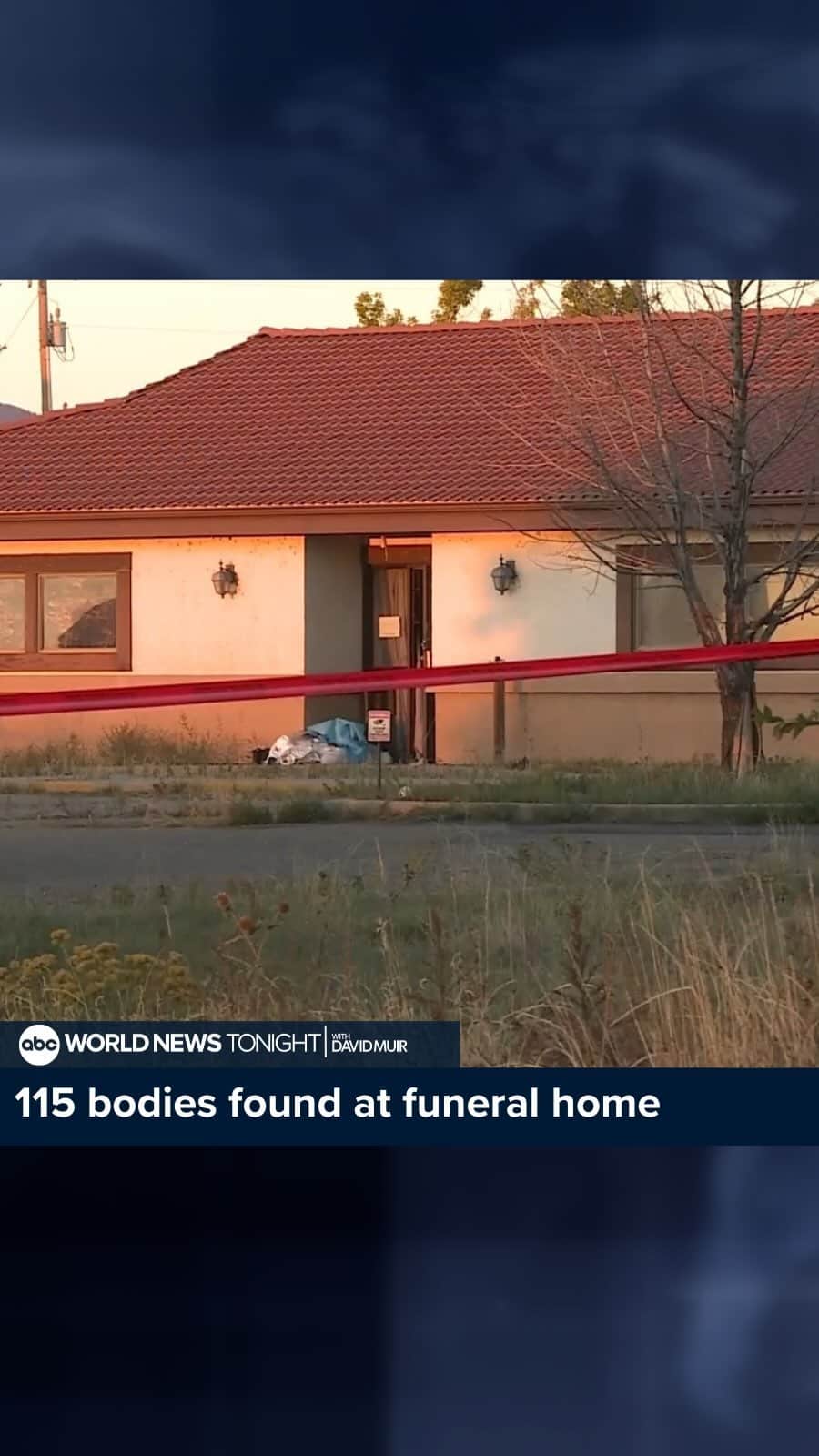 ABC Newsのインスタグラム：「A Colorado funeral home offering environmentally friendly burials is under investigation after more than 115 human remains were found being improperly stored on the property, authorities said. @whitjohnsontv has the latest.  #WorldNewsTonight #News #ABCNews #Colorado #Funeral  Video Credit: KRDO」