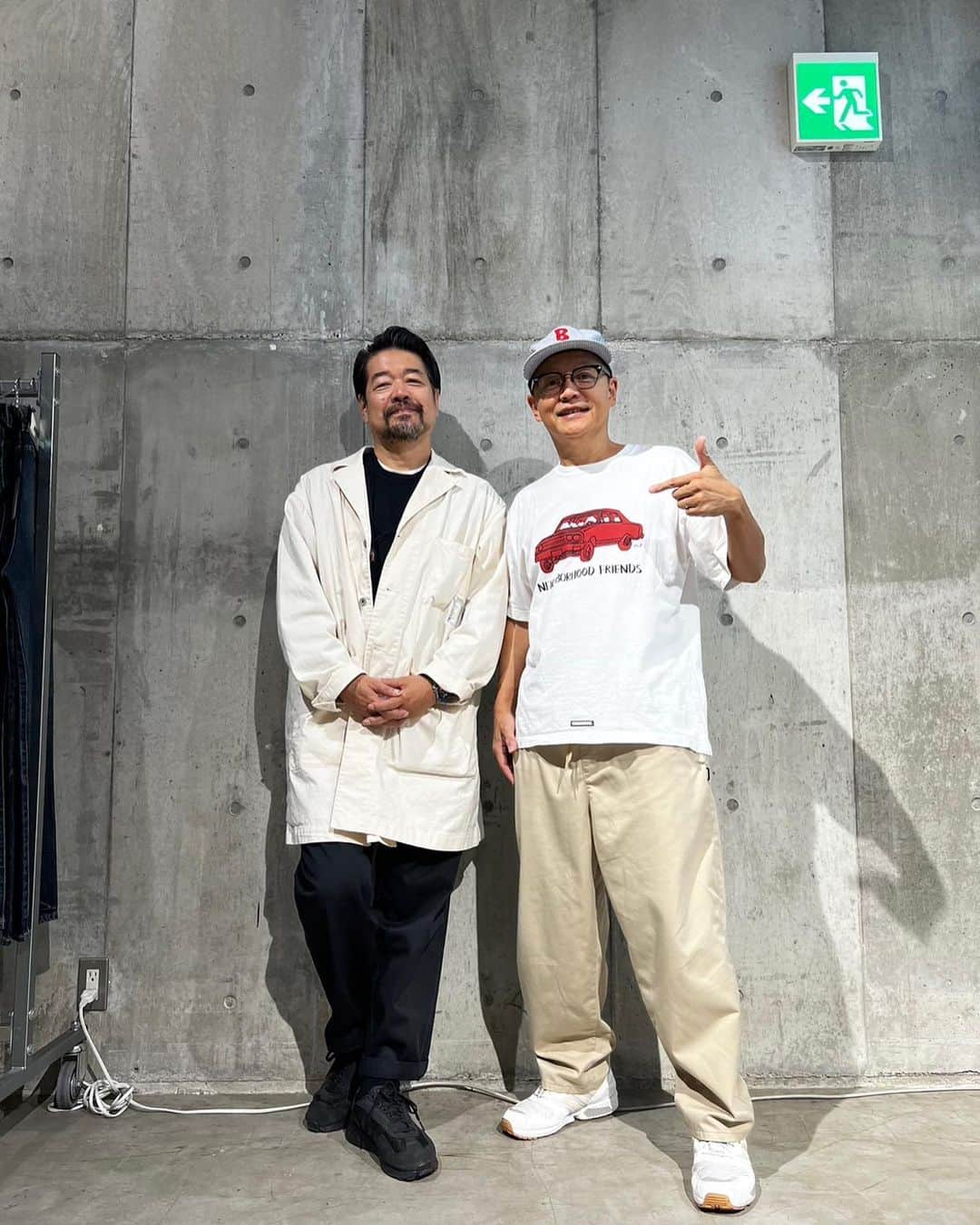 Boseさんのインスタグラム写真 - (BoseInstagram)「コロナのせいでなかなか行けてなかったneighborhoodの展示会に行ってきました。ずっとオンラインでしか観られてなかったので、実際に服に触ったりするのは数年ぶり。やっぱり全然気持ち良かったですね。 #neighborhood」10月7日 8時59分 - bose_sdp