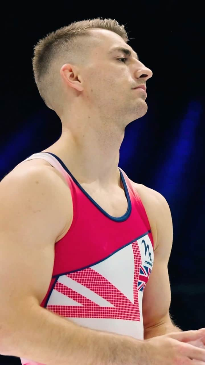 マックス・ウィットロックのインスタグラム：「Working on the final details 👀💪🏼 Looking forward to the final tomorrow 🤸🏼 Where will you be watching it from? @cavideo @britishgymnasticsofficial」