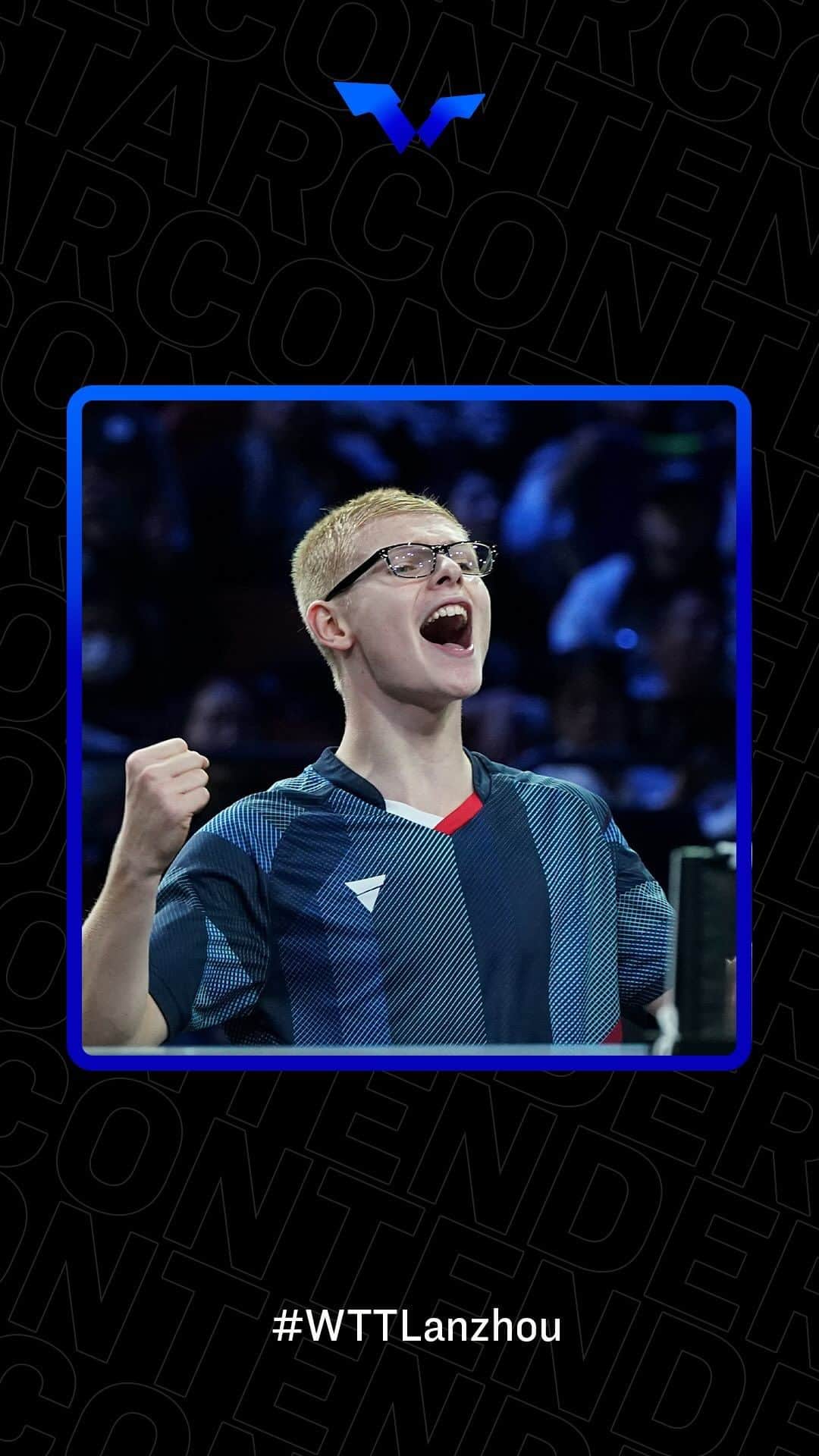 のインスタグラム：「Taking his second big win of the day, Felix Lebrun ends Lin Shidong’s journey here at #WTTLanzhou with a 3-1 victory! 👏   Watch the journey to the #WTTStarContender Finals all on YouTube.com/WTTGlobal 🎥   #TableTennis #PingPong」