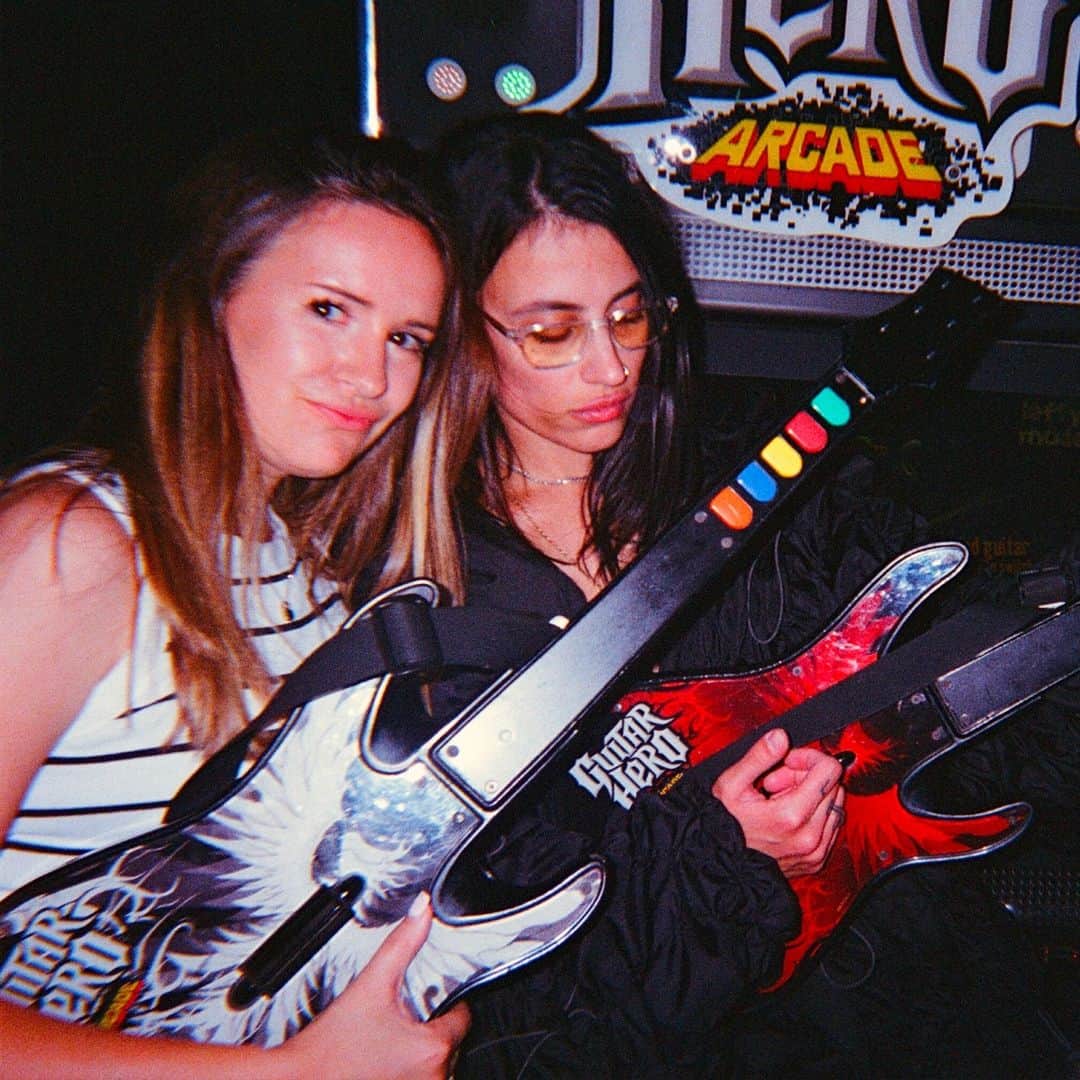 Dazed Magazineさんのインスタグラム写真 - (Dazed MagazineInstagram)「@COUCOUCHLOE arrives at @NQ64arcadebars in Shoreditch and almost immediately spills a drink over herself 👾⁠ ⁠ Although her ultra-gorpcore @anaselivanova jacket is collateral damage, she styles it out – her skin and hair glisten with a glass’s worth of booze and she adds a slick of lipgloss to finish the wet look. The bar we’re in is dark and neon-lit with flashing retro consoles and a very loud Chief Keef soundtrack.⁠ ⁠ The @nuxxe_ collective member has just released mixtape Fever Dream, a collection that is “two years of friends and life and everything”, she says. It draws together an impressive crop of collaborators including @eartheater 645ar @louisbrodinski @iamrealnene and mop-haired teen rapper @mattox⁠ ⁠ The cover art is a sketched caricature of COUCOU CHLOE, with an exaggeratedly large forehead, droopy-lidded eyes and a plumped-up, dissociative pout. “I liked the idea of a caricature, or a grotesque, as a way to let go... It was really interesting to see the perspective of someone who doesn’t know me at all. It's like, ‘What do you see?’”⁠ ⁠ Read the full interview through the link in our bio 🔗⁠ ⁠ ✍️ @felicitaaaay⁠ 📷 @hattirex⁠」10月7日 1時02分 - dazed