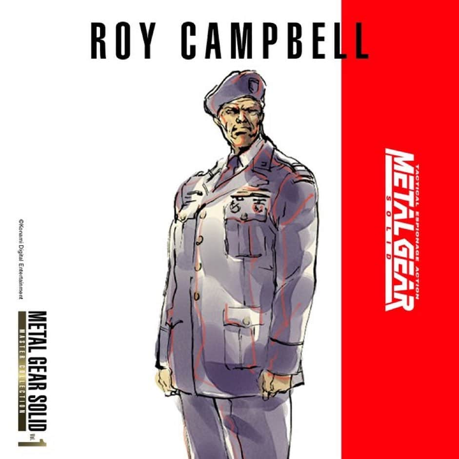 KONAMIのインスタグラム：「MGS Character Introduction  ROY CAMPBELL  A former soldier who succeeded Big Boss as the commander of FOXHOUND. Though retired, he is called back to duty to serve as commander for Snake's current infiltration mission to stop the terrorist plot.  #MetalGearSolid」