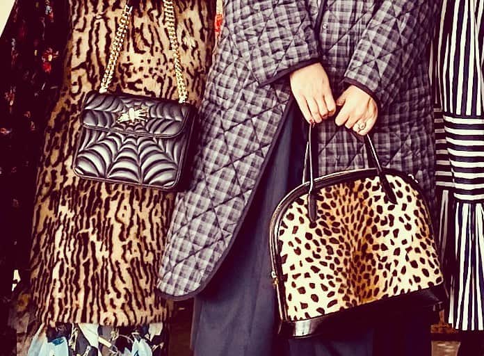 シャーロットオリンピアのインスタグラム：「Handbags 🕸️🐆 link in bio」