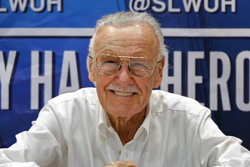 スタン・リーのインスタグラム：「Example number 12,281,922 why he was called Smilin’ Stan! 😀  #StanLee #WorldSmileDay #FlashbackFriday」