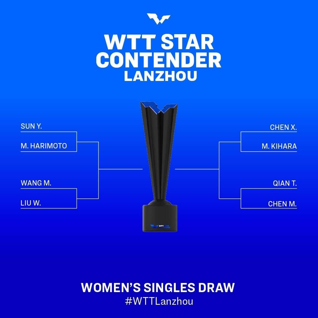 ITTF Worldさんのインスタグラム写真 - (ITTF WorldInstagram)「Here's what the #WTTLanzhou Quarterfinals line-up looks like 👀   Tune in to the penultimate day of #WTTStarContender action at YouTube.com/WTTGlobal from 1:30pm (GMT +8)! ⌛️   #TableTennis #PingPong」10月7日 2時35分 - wtt