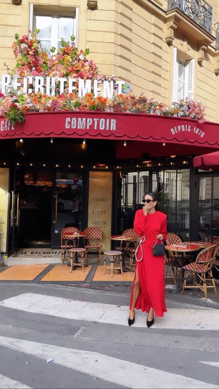 Tamara Kalinicのインスタグラム：「Dreaming on my way to @stellamccartney (also because it was early in the morning)」