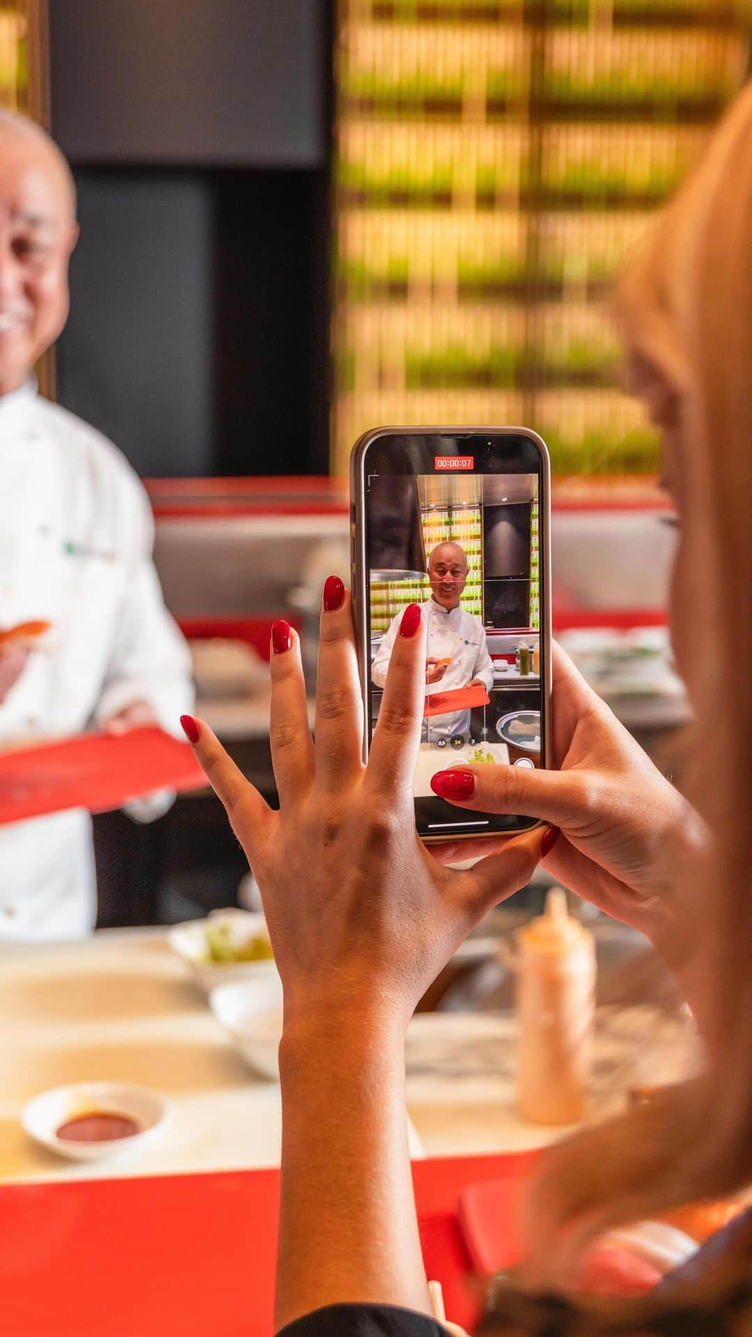 松久信幸のインスタグラム：「The legendary Chef @therealnobu settled in @leroyalmonceau and @matsuhisaparis for Paris Fashion Week.   Chef Nobu San had the pleasure of sharing his expertise with @theitaliansushichef during their sushiclass.  We look forward to welcoming Chef Nobu San for another special meet and greet.  #CulinaryAficionados #MatsuhisaParis #RoyalMonceau #RafflesParis」