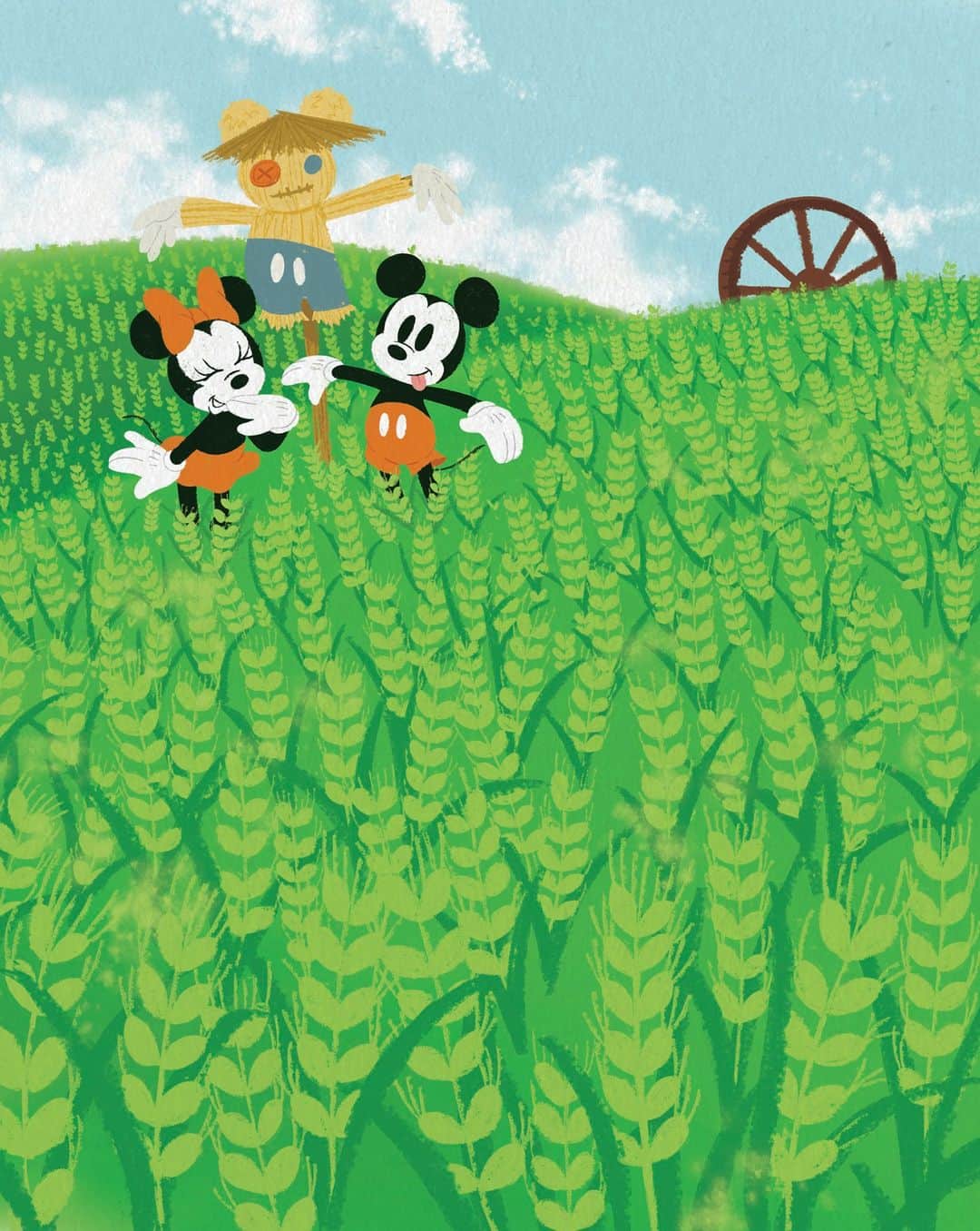 ミッキーマウスさんのインスタグラム写真 - (ミッキーマウスInstagram)「Who wore it better, Mickey or the scarecrow?」10月7日 4時40分 - mickeymouse
