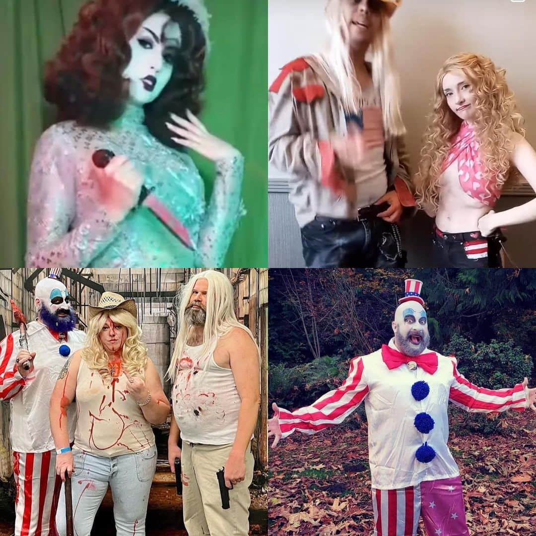 ロブ・ゾンビのインスタグラム：「I hope some of you are dressing up for the upcoming House of 1000 Corpses screenings this weekend! 🎃」