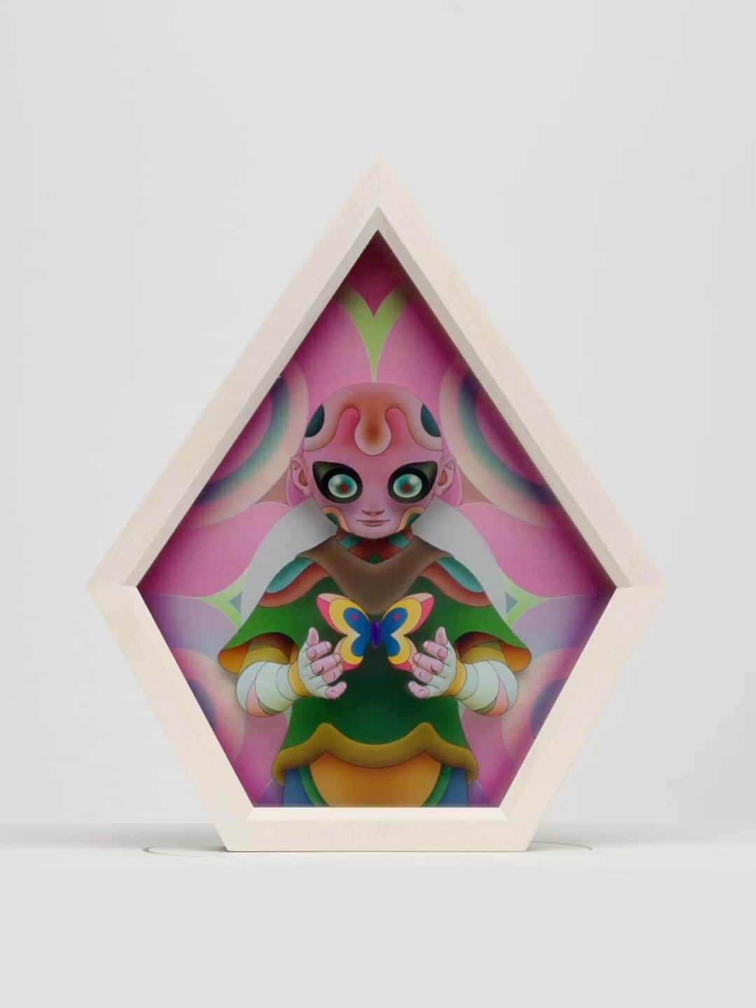 ジェームス・ジーンのインスタグラム：「Aurelian multiplane print 1/1 🦋 @outland_art」