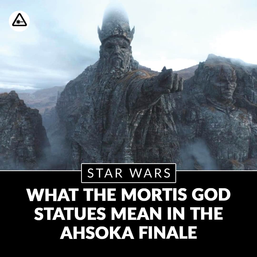 クリス・ハードウィックのインスタグラム：「Baylan Skoll’s quest to find “the beginning” on Peridea led him to gigantic statues of major Star Wars figures introduced on The Clone Wars. The bearded statue Baylan Skoll saw was that of the Father, the powerful ancient Force being and patriarch of the Mortis gods.⁠ ⁠ link in bio」