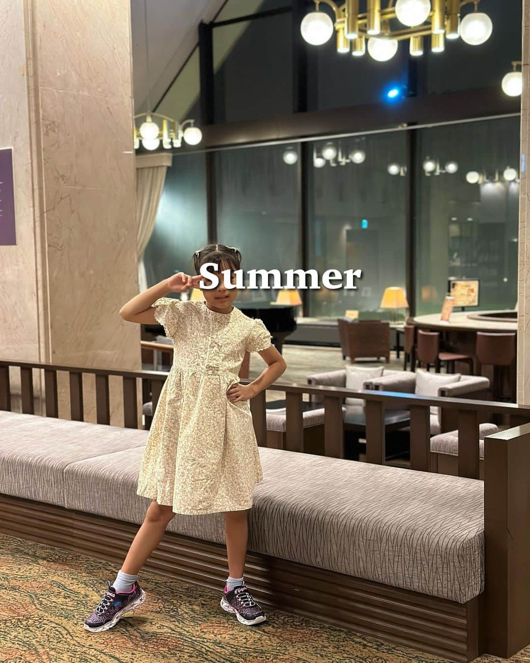 ochikeronさんのインスタグラム写真 - (ochikeronInstagram)「I hope my daughter can still wear these dresses next year 🥰   These dresses are made by my grandma for me when I was at my daughter’s age 👵🏻 My mom kept them 😮  Summer is suddenly over in the beginning of October and it is becoming chilly in Tokyo 🍂  I am doing fine but very tiring every day for the weather change. Kids are doing great! I feel old. lol  Take care and stay tuned. Next cooking video is coming soon 💻」10月7日 7時44分 - ochikeron