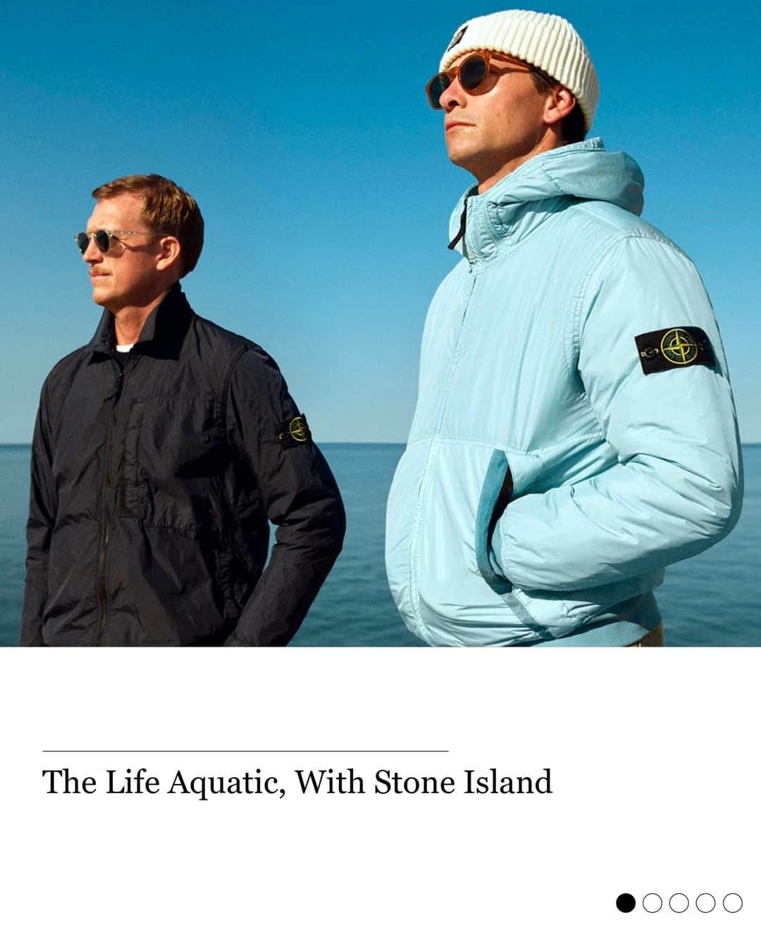 MR PORTERのインスタグラム：「This Week On MR PORTER.  Sailing to distant shores with @stoneisland_official. Five new sneakers to look out for this month. And five treatments that are good for your skin, body and the plane.  Discover the stories you might have missed on The Journal through the link in bio.」