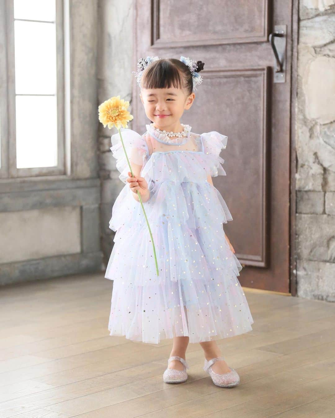 漆川由佳のインスタグラム：「七五三👗🌼✨」
