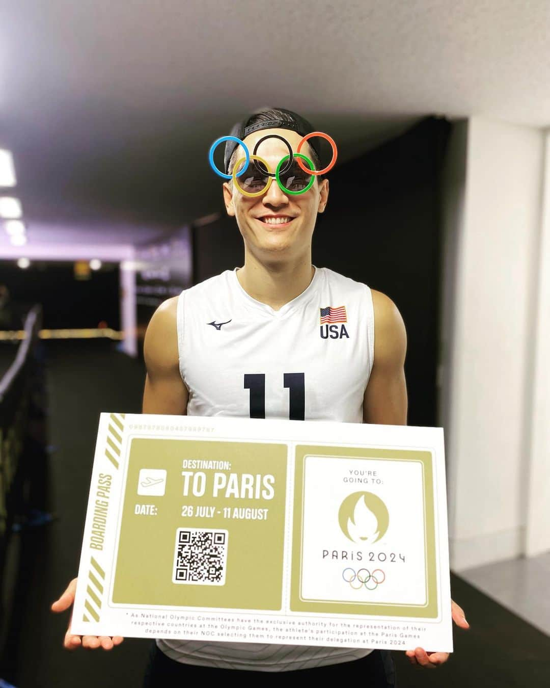 USA Volleyballさんのインスタグラム写真 - (USA VolleyballInstagram)「MICAH CHRISTENSON 🇺🇸   See you in @Paris2024 Micah & Team USA!  🏐 #SeeYouInParis #volleyball」10月7日 18時05分 - usavolleyball