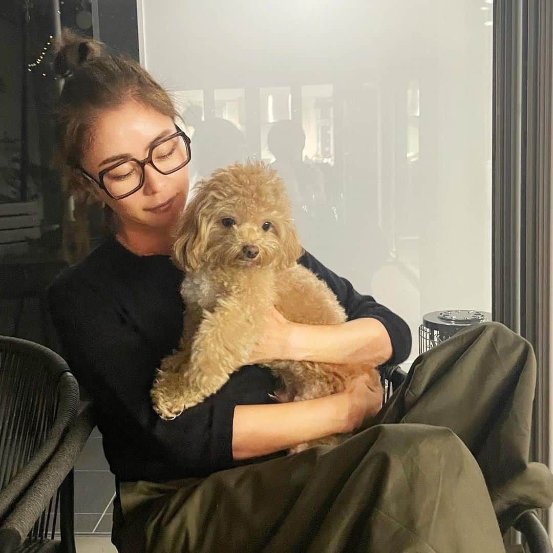 松井美緒のインスタグラム：「暑くもなく寒くもなく気持ち良い⭕️ 今夜のおかずは 鴨挽肉を椎茸に詰めてフライパンで焼き、麺つゆに生姜すりおろしを入れ煮詰めたもの。  #よるごはん」