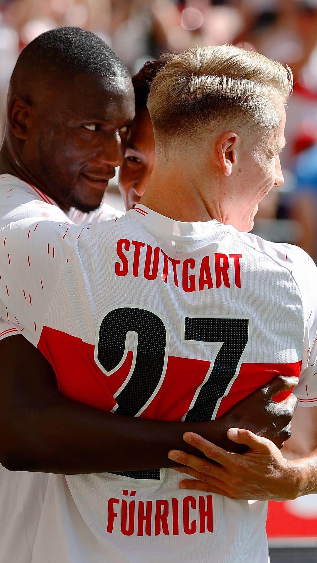 VfBシュトゥットガルトのインスタグラム：「BOCK! 🤩💪  #VfB #VfBWOB #vfbstuttgart #vfbstuttgart1893 #auscannstatt #furchtlosundtreu #VfBInsta」