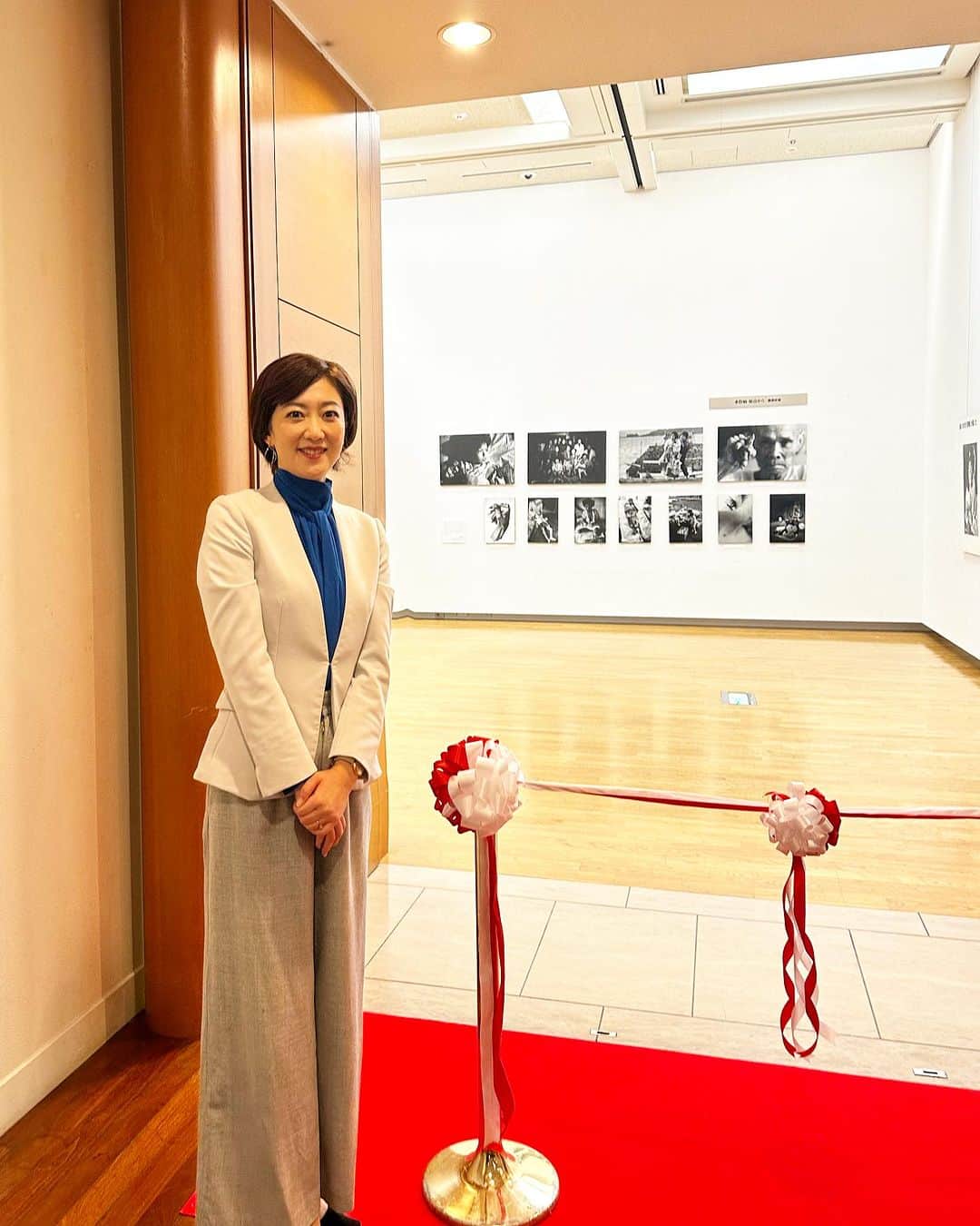 のインスタグラム：「「水俣•福岡展2023」オープニングセレモニーの司会のお仕事でした。福岡アジア美術館で11月14日まで開催されます。環境汚染の怖さを自分ごととして考えたいものです。」