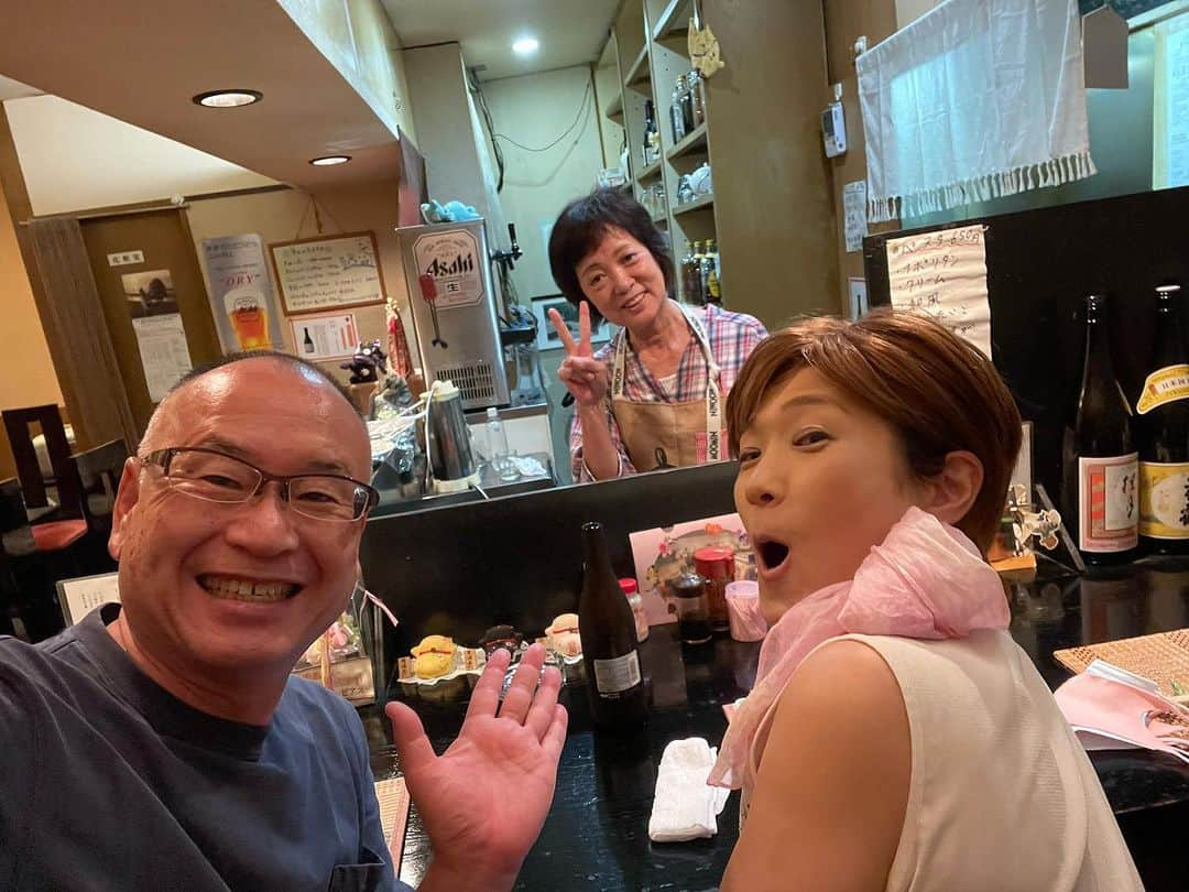 藤崎靖啓のインスタグラム：「いいお店見つけました🍶おふくろの味😋帰宅前のもう一軒😅  #酒房美馬 #おばんざい #香の里 #藤ちゃん #藤崎靖啓 #フリーアナウンサー #はしご酒  #かおりママチャンネル」