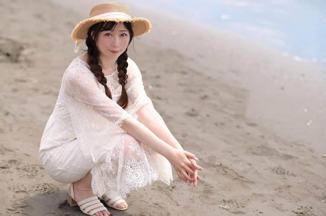 熊谷知花のインスタグラム：「涼しくなってきたけど、夏の写真載せちゃいます📷」