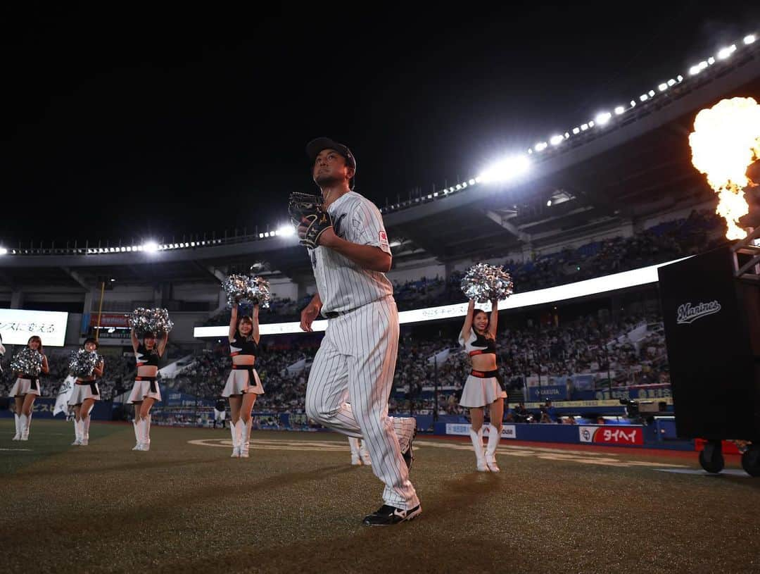 澤村拓一さんのインスタグラム写真 - (澤村拓一Instagram)「Keep moving forward ➡️ #chibalotte  #前進し続ける」10月7日 12時01分 - hsawamura19