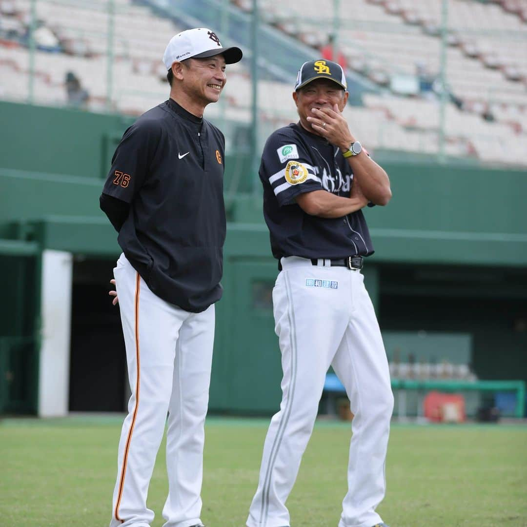 読売巨人軍のインスタグラム：「#プロ野球 #ファーム日本選手権  #二岡智宏 #二軍監督  #浅野翔吾 選手 #萩尾匡也 選手 #北村拓己 選手 #松井颯 投手 #香月一也 選手 #増田陸 選手 #岡田悠希 選手 #山瀬慎之助 選手 #小沼健太 投手 #巨人  #ジャイアンツ  #giants  #宮崎  #ひなたサンマリンスタジアム宮崎  #東京  #tokyo」