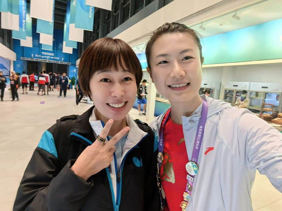 チョン・ジャーチーさんのインスタグラム写真 - (チョン・ジャーチーInstagram)「19th Asia games.  #tpe #tabletennis #lifeintaiwan #tired」10月7日 12時06分 - jiaqi_zheng123