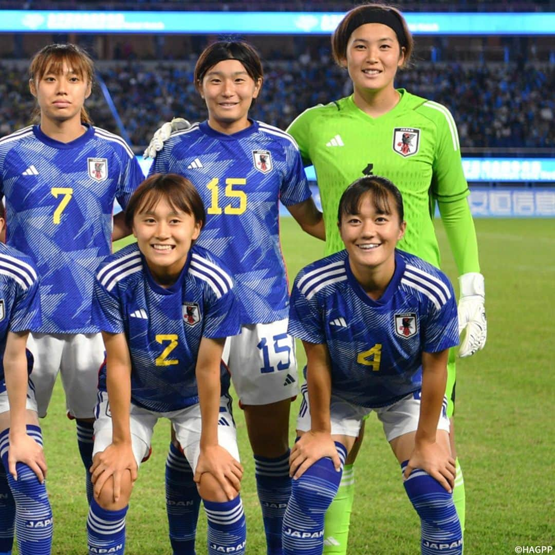 日本サッカー協会さんのインスタグラム写真 - (日本サッカー協会Instagram)「. 🔹日本女子代表🔹 【2023.10.6 Match Report✍️】  第19回アジア競技大会（2022/杭州）決勝戦、 #中嶋淑乃 #大澤春花 #谷川萌々子 #千葉玲海菜 のゴールで朝鮮民主主義人民共和国代表に4-1で勝利⚽️  2大会連続、3回目の優勝を飾りました🥇✨  詳しいレポートはプロフィールのJFA公式サイト『JFA.jp』から✍  #AsianGames #夢への勇気を #jfa #daihyo #サッカー日本代表 #サッカー #soccer #football #⚽ #女子サッカー #womenfootball #womensfootball #womensoccer #womenssoccer」10月7日 13時47分 - japanfootballassociation