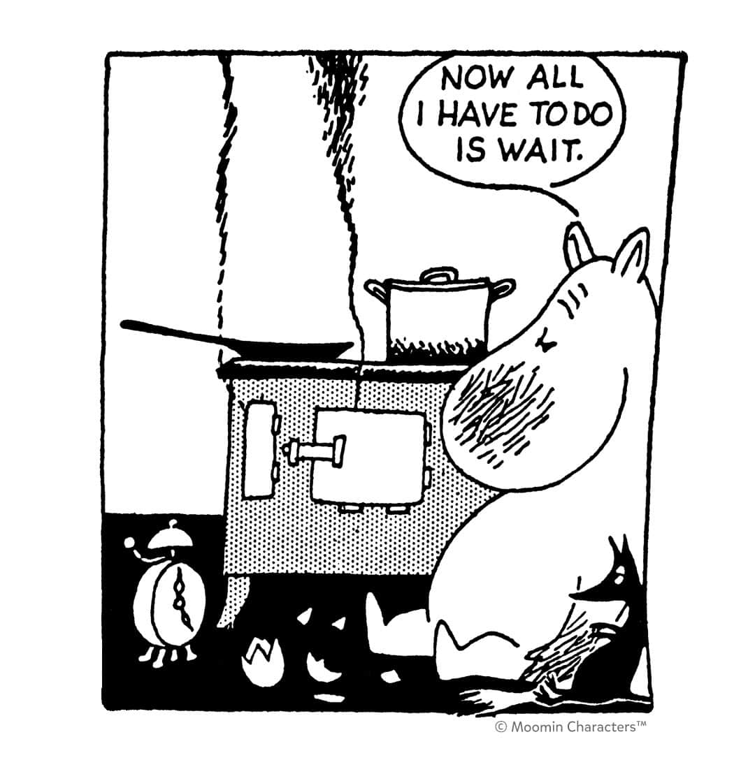 ムーミンさんのインスタグラム写真 - (ムーミンInstagram)「Sometimes preparing breakfast can be tricky 🤭 What's your favourite weekend routine? Have a Moominous day ❤️ #moomin #moominofficial #moomincomics」10月7日 13時48分 - moominofficial