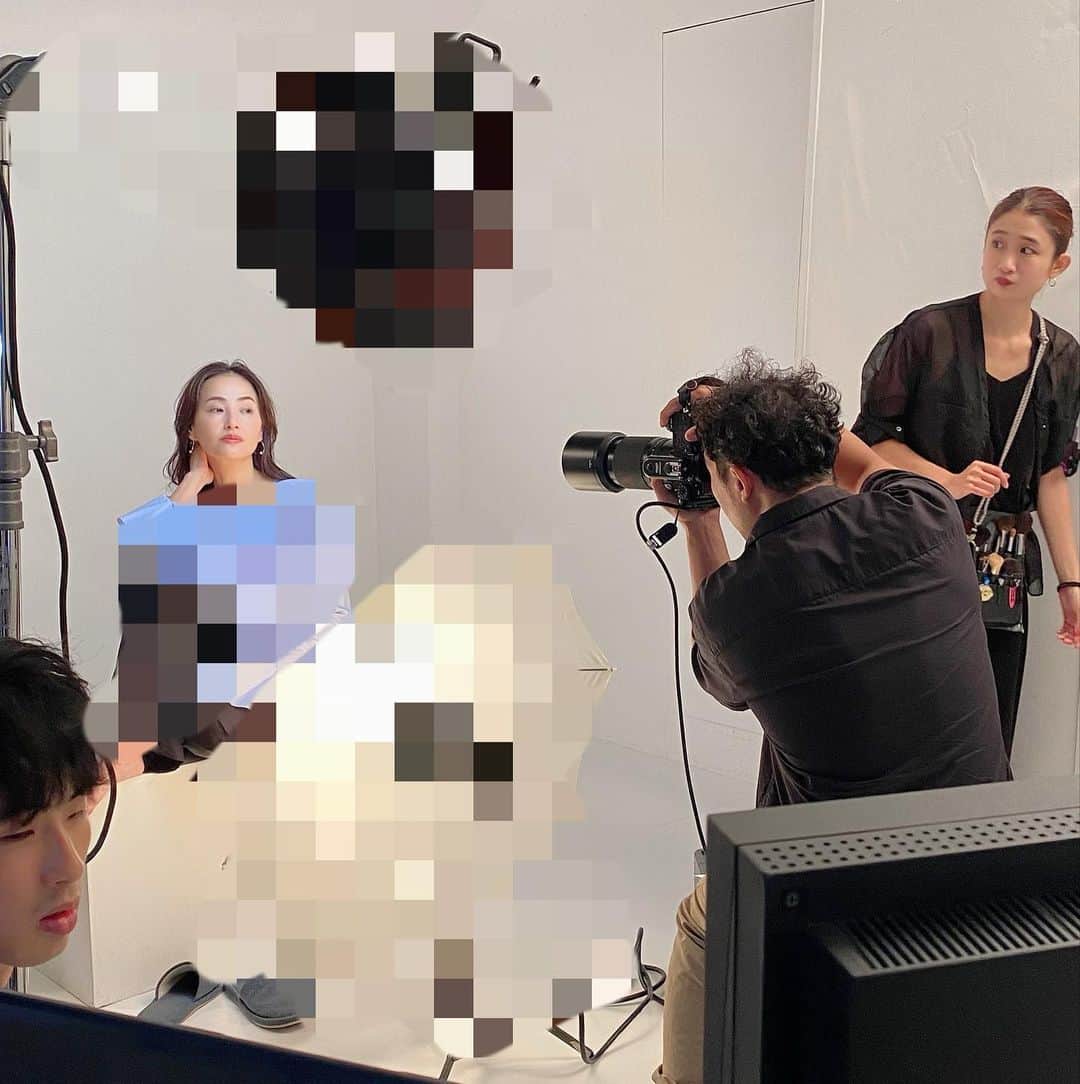 のインスタグラム：「shooting📷✨  thank you...💛 @chishakishin  @hitomimohri  @maki_wakamatsu_neroli」