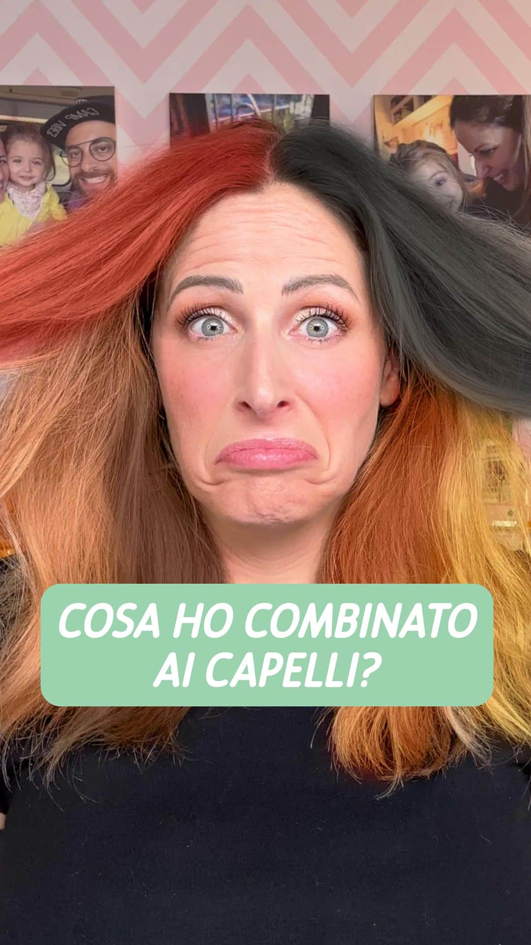 クリオ・ザッマッテーオのインスタグラム：「Qualche giorno fa vi ho chiesto di votare la tinta da fare 🙋🏻‍♀️ Che colore avrò scelto?! Guardate il reel fino alla fine per scoprirlo e vedere il risultato 😜 Spoiler ALERT: #GarnierGood è una colorazione permanente DAVVERO facile da usare, con una formula al 90% di origine naturale, senza ammoniaca e una fragranza 🔝 Scrivetemi nei commenti quale colorazione vi ispira di più tra le 12 disponibili ❤️ @garnieritalia #GarnierHaircolor #Adv #ColorazioneReinventata #GarnierGreenBeauty」