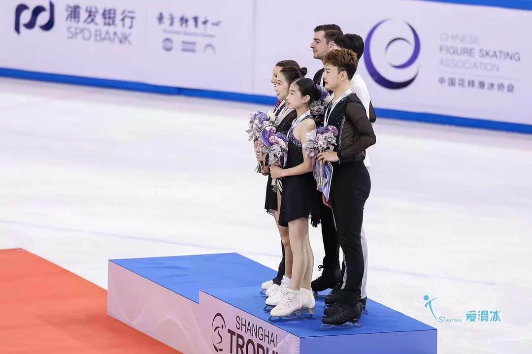 ミーシャ・ジーのインスタグラム：「Zhang/Yang - Shanghai Trophy 🥉」