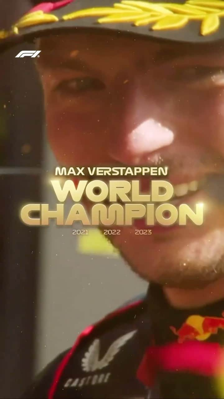 マックス・フェルスタッペンのインスタグラム：「A generational talent with superhuman abilities 🧬  Max Verstappen is our 2023 Formula 1 World Champion! 🏆  #F1 #Formula1 @maxverstappen1 @redbullracing」