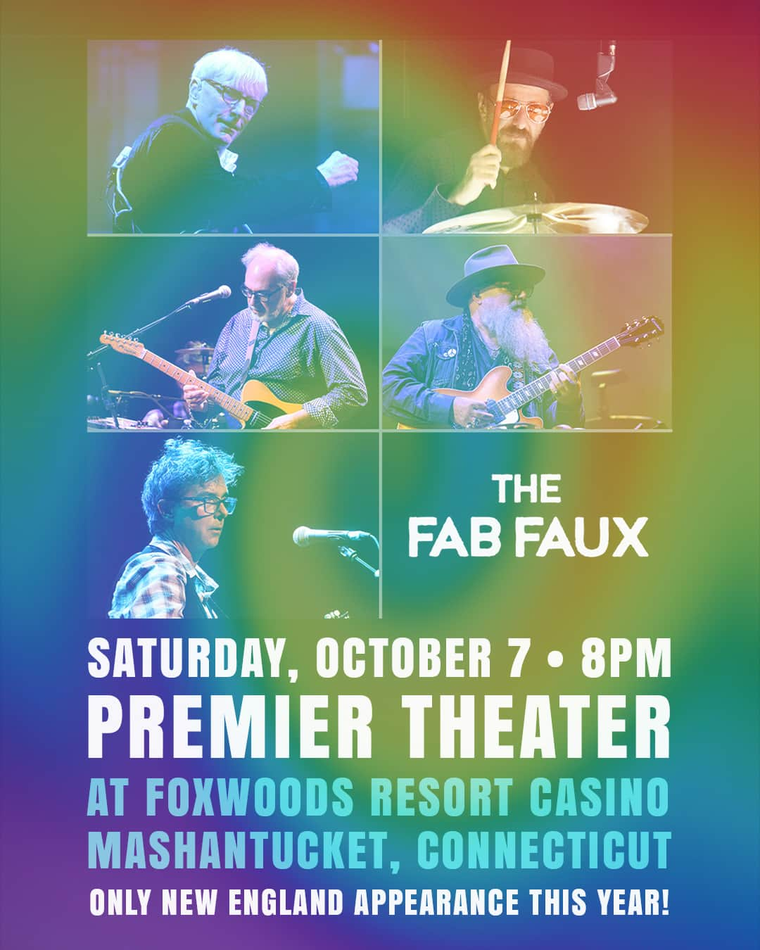 ウィル・リーのインスタグラム：「Connecticut, prepare yourselves for an unforgettable evening under the stars tonight! 🌟 Join us as THE FAB FAUX takes the stage alongside the sensational HOGSHEAD HORNS and the enchanting CRÈME TANGERINE STRINGS. 🎶🎷🎻  Experience a mesmerizing fusion of Beatles' classics at The Premiere Theater, nestled within the Foxwoods Hotel and Casino. 🎤🎸  Date: Tonight, Oct 7, 2023 Time: 8:00pm  Secure your tickets now: https://bit.ly/FF-OCT7-23  And that's not all! Don't miss The Fab Faux's electrifying live performance tomorrow morning, featured on the Q104.3 Ken Dashow Breakfast With the Beatles broadcast at 8AM EST. Tune in via the iHeartMedia app or visit q1043.iheart.com/ for an extraordinary musical journey. Keep your radios locked onto Q104.3FM for more details. 📡  #TheFabFaux #Connecticut #TonightMagic @thefabfaux @jimmyvmusic @jackpetruzzelli @imemine57 @foxwoods @q1043 @kendashow @richpagano_」