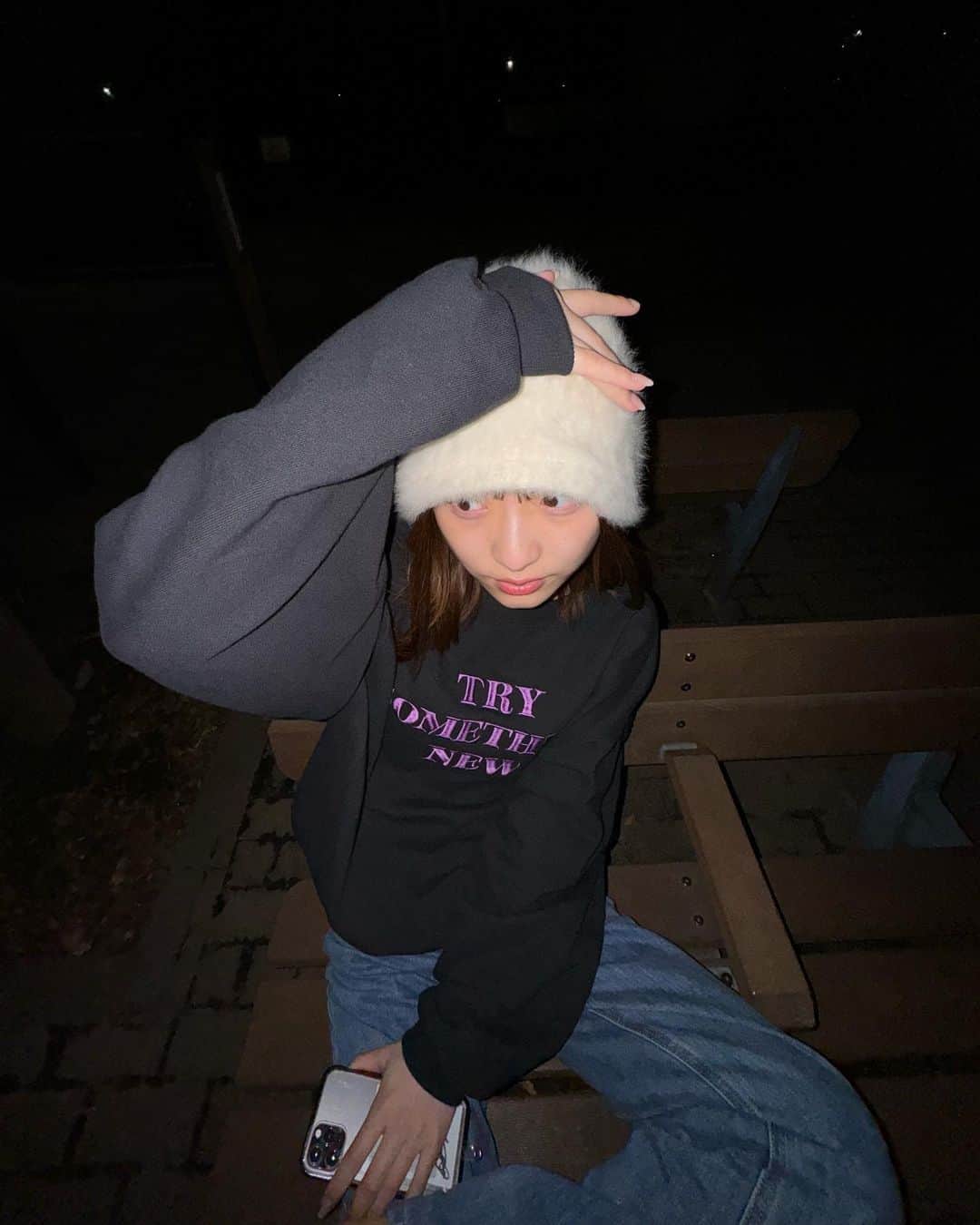 内田珠鈴のインスタグラム：「フィード投稿お久しぶり🍁💧 寒くなって来たからだぼだぼファッションできる！！まじ嬉しい季節❤️ かっちょいい服いっぱいほちい」