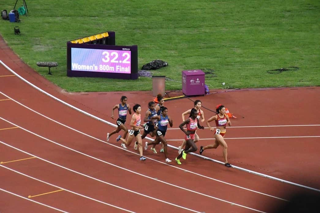 塩見綾乃さんのインスタグラム写真 - (塩見綾乃Instagram)「・ 19th Asian Games Hangzhou🇨🇳🐼 Women’s 800m final」10月7日 19時56分 - shioajiiii