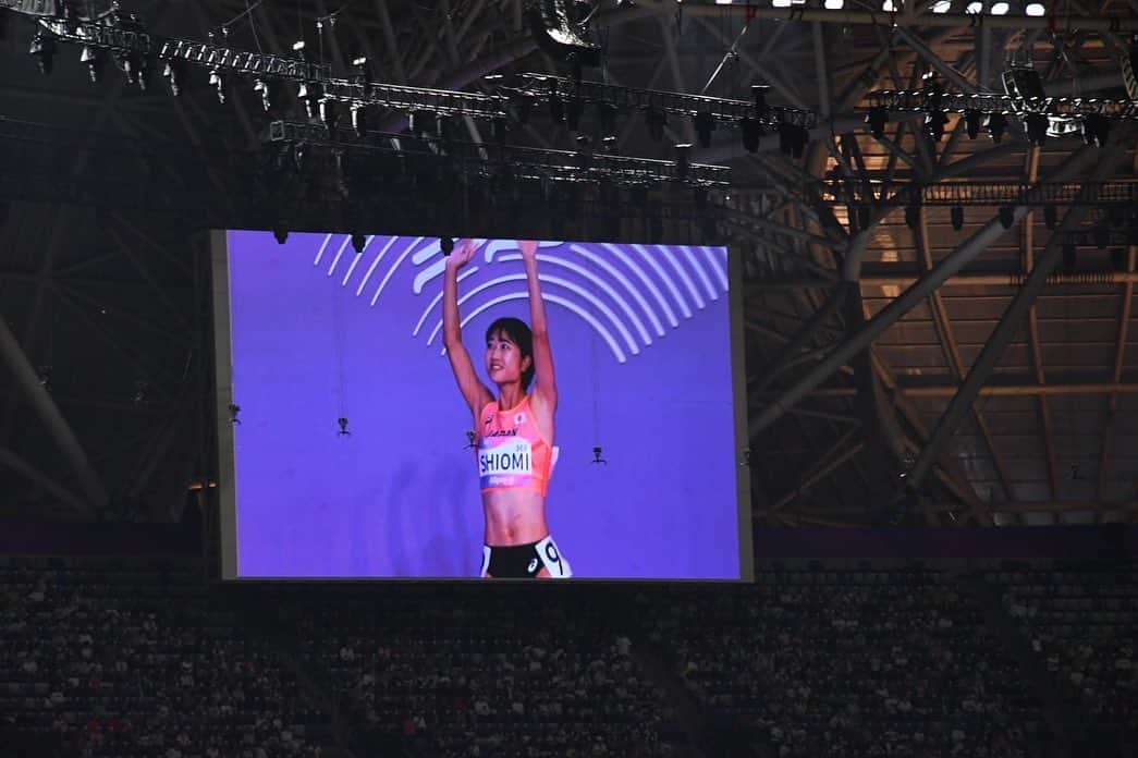 塩見綾乃さんのインスタグラム写真 - (塩見綾乃Instagram)「・ 19th Asian Games Hangzhou🇨🇳🐼 Women’s 800m final」10月7日 19時56分 - shioajiiii