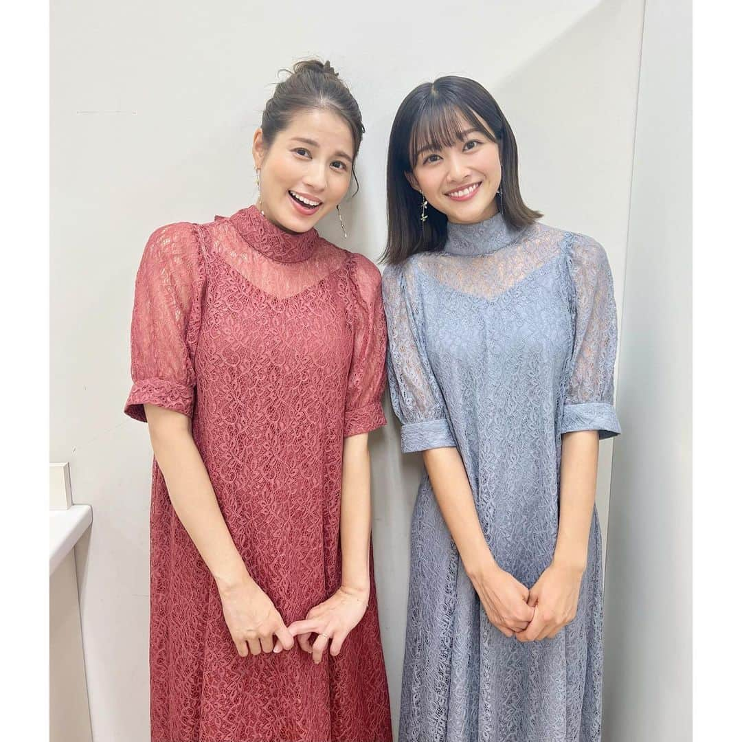 永島優美さんのインスタグラム写真 - (永島優美Instagram)「* "似ている"という理由で先日ぽかぽかの代行までさせていただいた神田愛花さん🫣 やっとご一緒できました🫢❤️  後輩アナウンサー陣は #新しい学校のリーダーズ に🎤  今夜も豪華企画満載です✨  #爆笑そっくりものまね紅白歌合戦 今夜9時から🎤🌟」10月7日 20時31分 - yuumi_nagashima