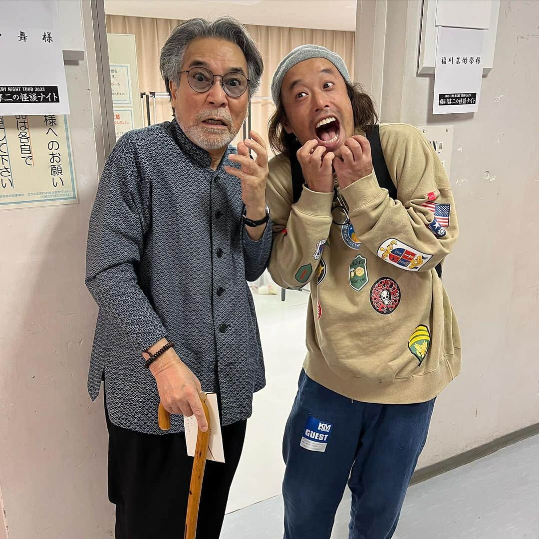 やついいちろうさんのインスタグラム写真 - (やついいちろうInstagram)「今年も稲川淳二さんの怪談ナイトに行って来た。  76歳、31年目の怪談ナイト  至高の話芸を堪能した  今年はまた角度の違う話をされていて  探究心と挑戦に頭が下がる  新しいライブを毎年作って、続けていく  その姿勢に尊敬しかない。僕もそうありたい。  #稲川淳二」10月7日 20時34分 - yatsuiichiro