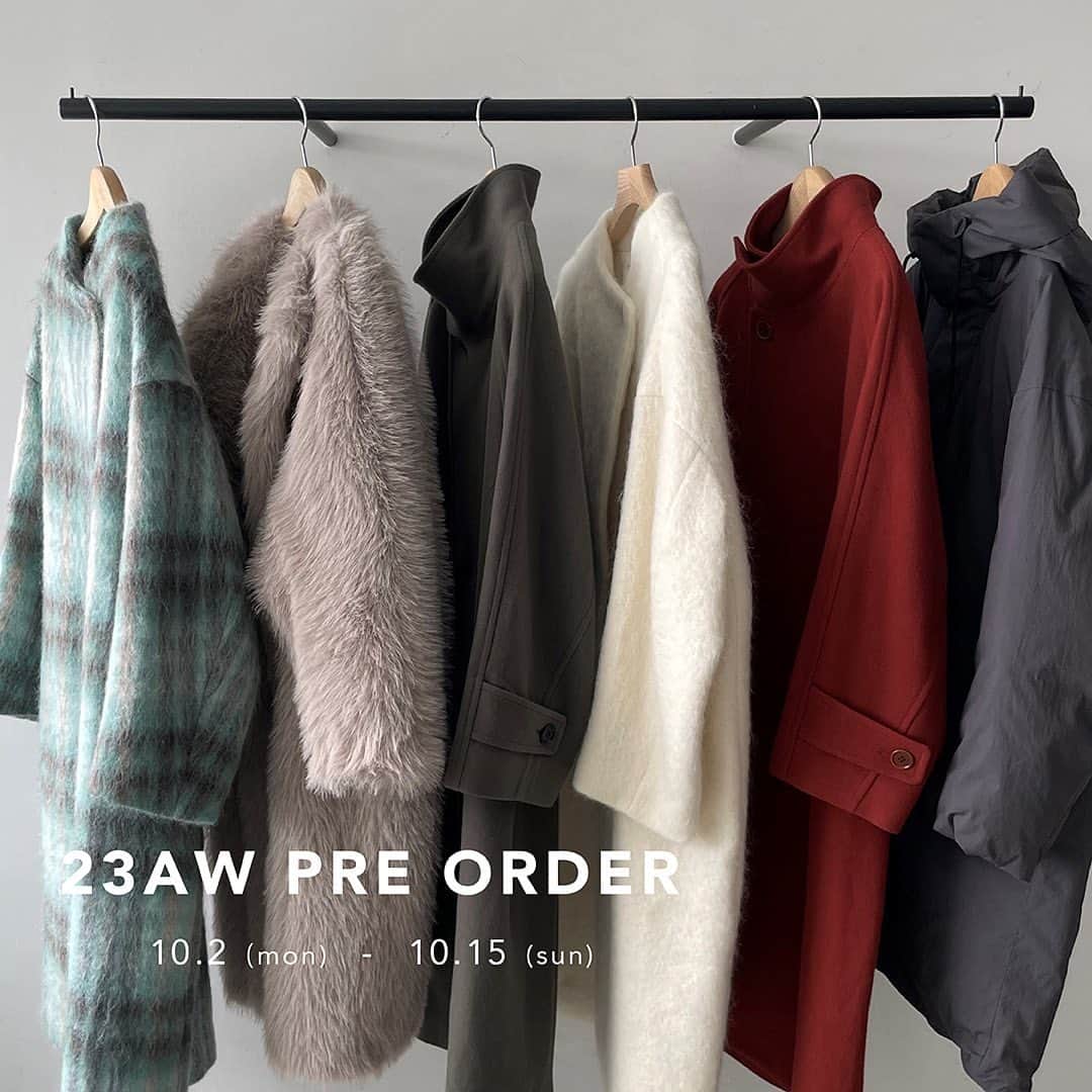 エリオポールのインスタグラム：「【2023 WINTER COLLECTION PRE-ORDER】 HÉLIOPÔLE冬の新作の先行予約受付中！   @heliopole_official #HELIOPOLE  #エリオポール」