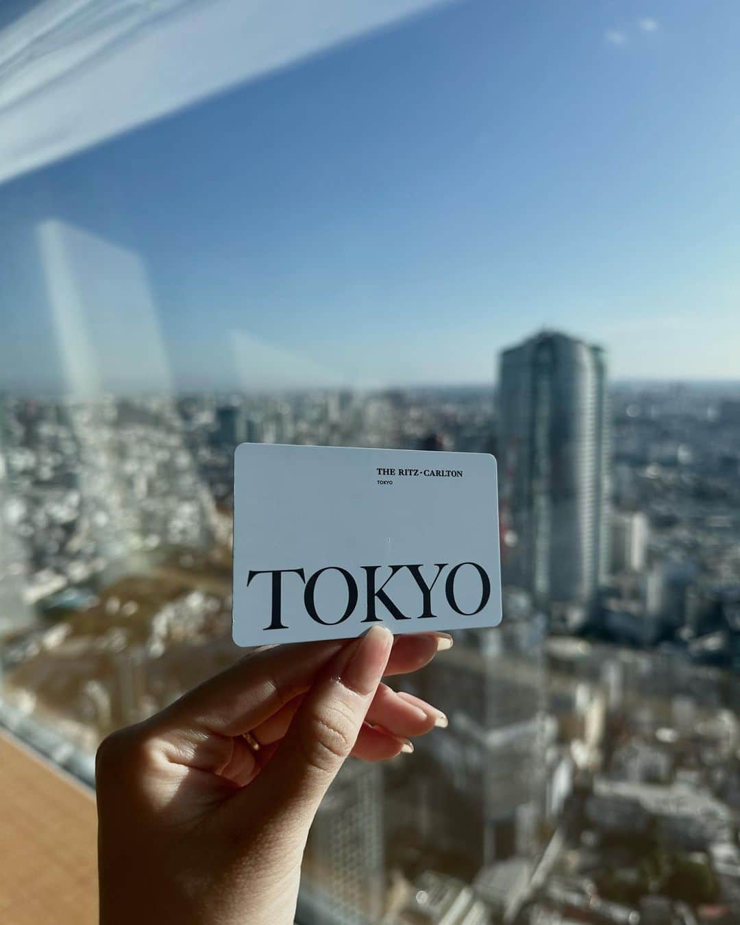 塚本いづみのインスタグラム：「. ありがたく宿泊できる機会をいただき、あーちゃんとホテルステイ🗼 天気がよくて富士山まで見れた☺︎」