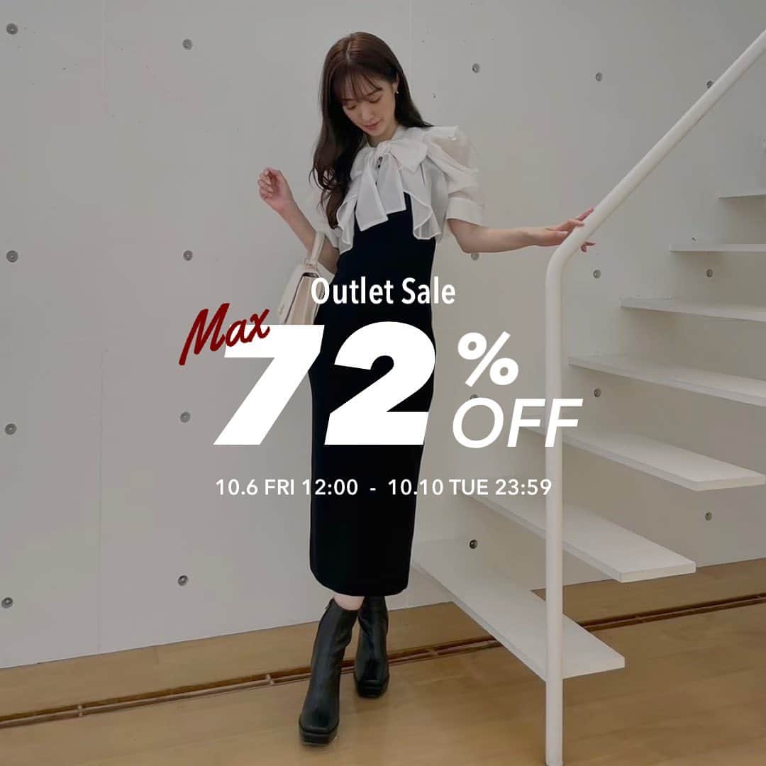 MERCURYDUOのインスタグラム：「《 OUTLET SALE開催中！ 》 ⁡ ／ 　最大72%OFF！ 　大好評アウトレットセール開催中 ＼ ⁡  毎日お得なタイムセールも実施 スケジュールはコチラ▶︎ 10:00 - 14:59 / 19:00 - 0:59 ⁡ ⁡ ⁡ ※人気アイテムは数に限りがありますのでお早めに！ ⁡ ⁡ ＿＿＿＿＿＿＿＿＿＿＿＿＿＿ ㅤ ⁡ アイテム詳細はㅤ @mercuryduo_comのTOPページ リンクからCHECK！ ⁡ ＿＿＿＿＿＿＿＿＿＿＿＿＿＿ ㅤ ⁡ 人気スタッフのコーディネートはこちら ▶︎ @mercuryduo_styling  ⁡ #MERCURYDUO #マーキュリーデュオ #公式通販runwaychannel ⁡ ＿＿＿＿＿＿＿＿＿＿＿＿＿＿ ㅤ」