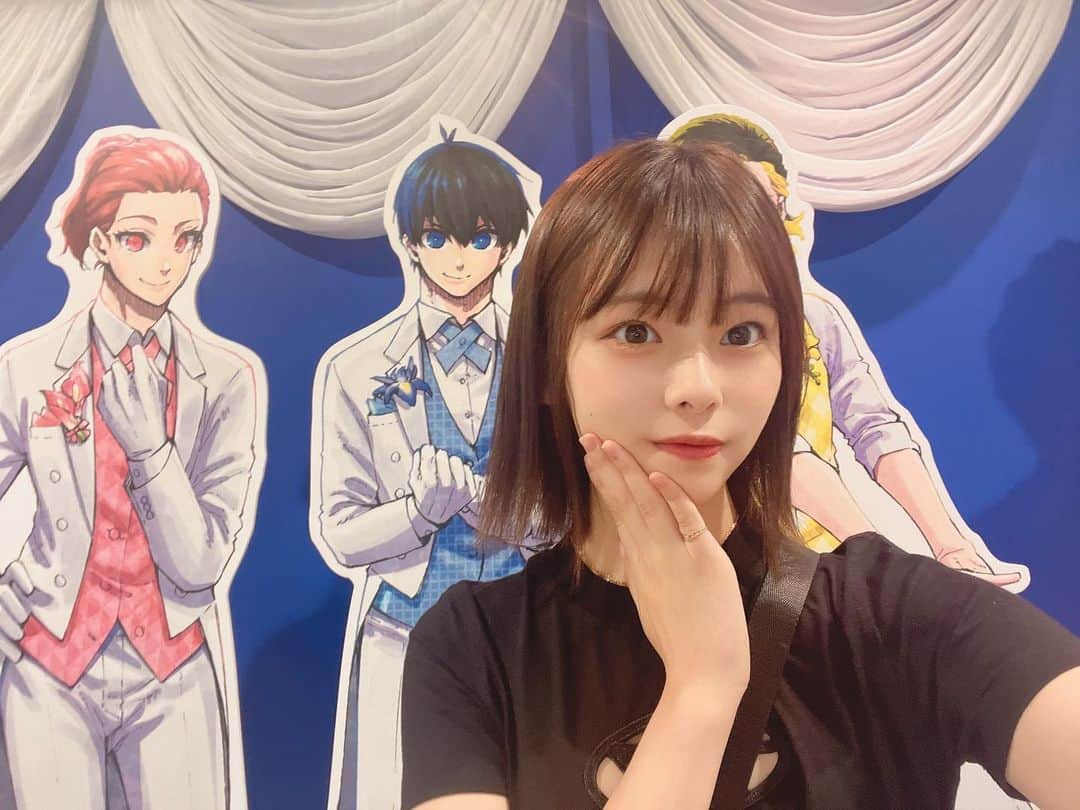 河本景のインスタグラム：「ブルーロック展アディショナルタイムin名古屋💙  この間行ってきたよ〜 新潟か北海道もどっちかは行きたいな🥹  #ブルーロック展に行ってきました」