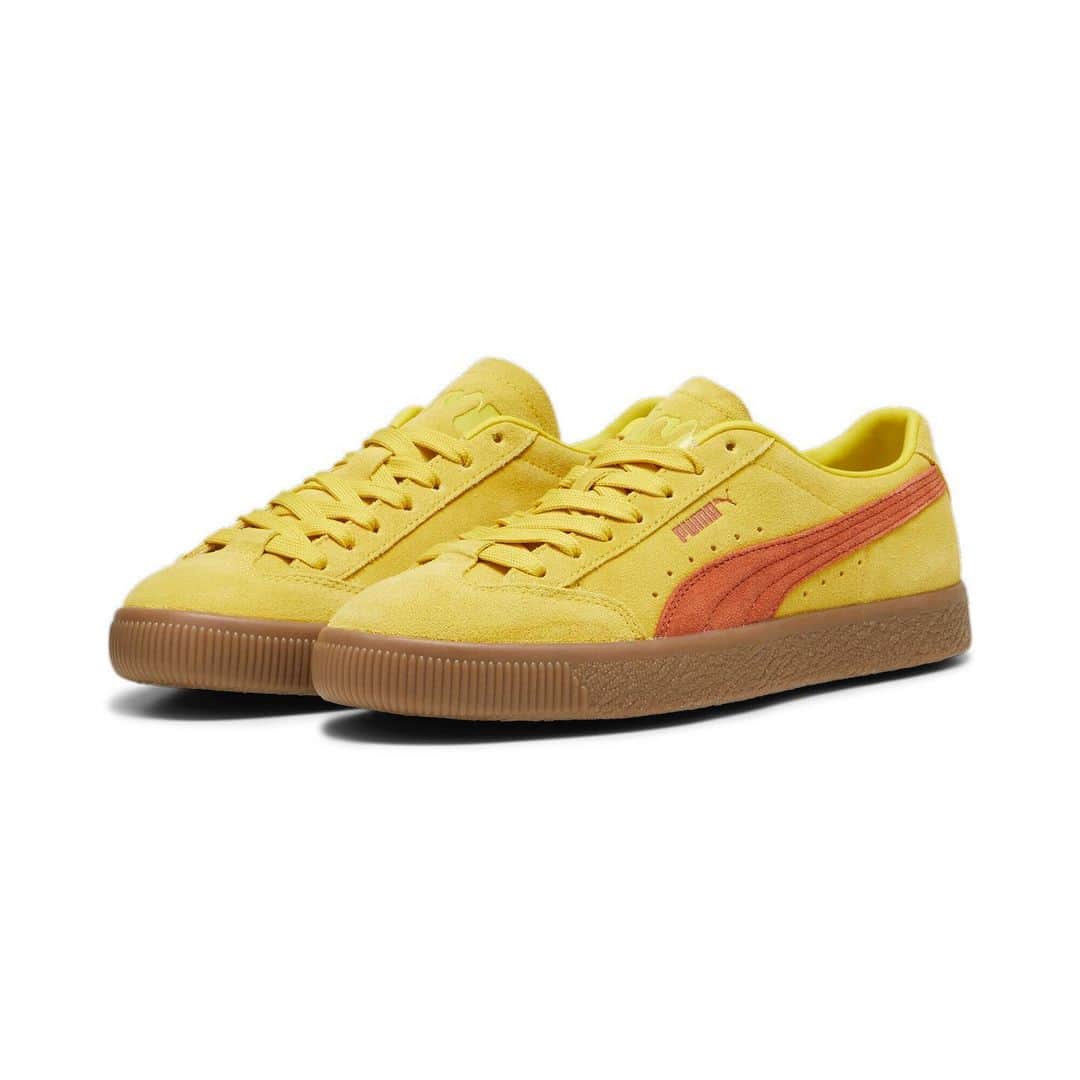 KICKS LAB. [ Tokyo/Japan ]のインスタグラム：「PUMA l "SUEDE VTG F PAM PERKS AND MINI" Black/Fresh Pear l Available in Store and Online Store. #KICKSLAB #キックスラボ」