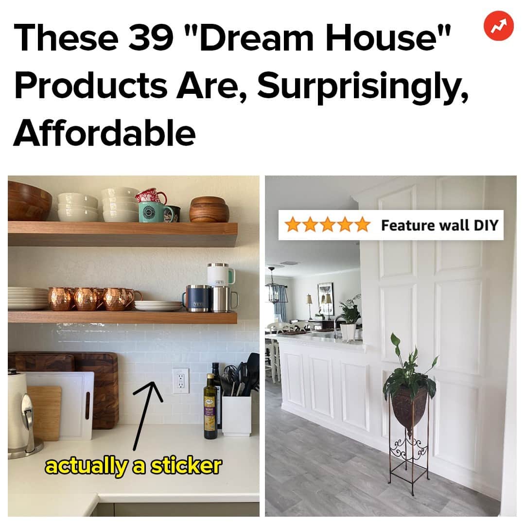 BuzzFeedさんのインスタグラム写真 - (BuzzFeedInstagram)「Get HGTV-like results, no woodworking skills or large budgets required. 🙌  Many are even renter friendly too! Check out the full list at the link in bio 🔗」10月7日 23時00分 - buzzfeed